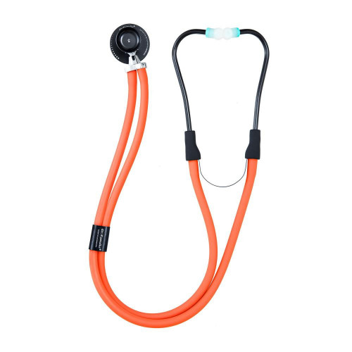 DR 410D Stetoskop novej generácie, obojstranný, dvojkanálový,  oranžový